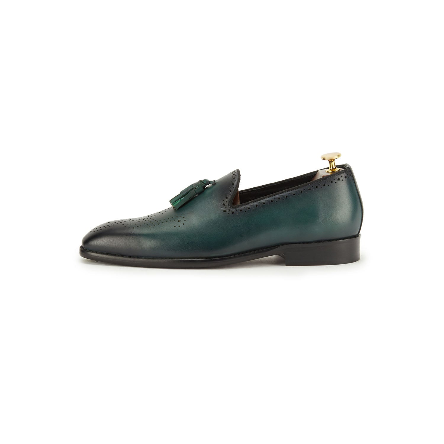 Alexander Slip on Green Vantier Shoes