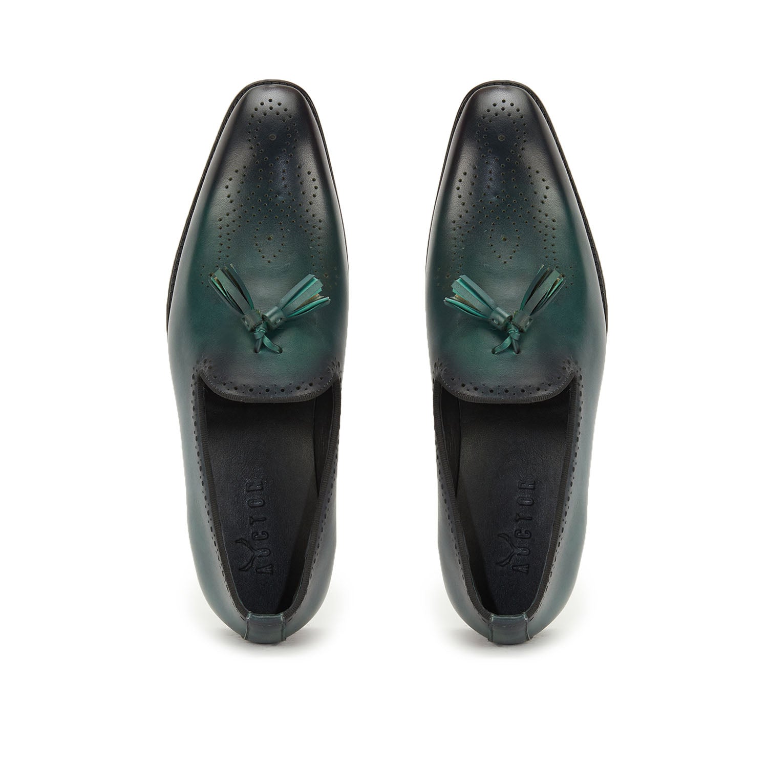 Alexander Slip on Green Vantier Shoes