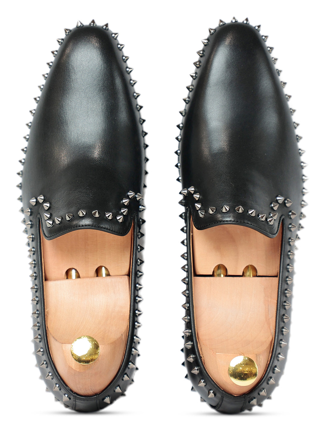 Lozano Studded Slip on Black – Vantier Shoes