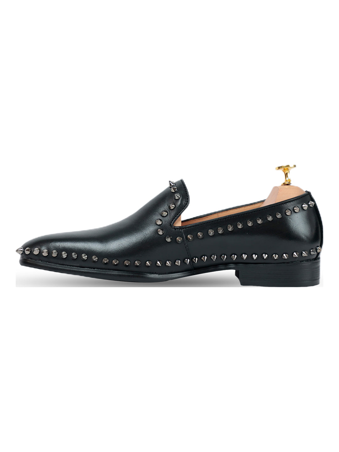 Lozano Studded Slip on Black – Vantier Shoes