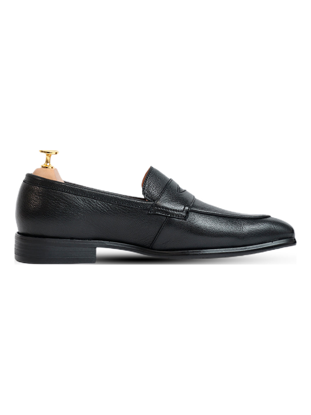 Ripper Grain Penny Loafer Black – Vantier Shoes